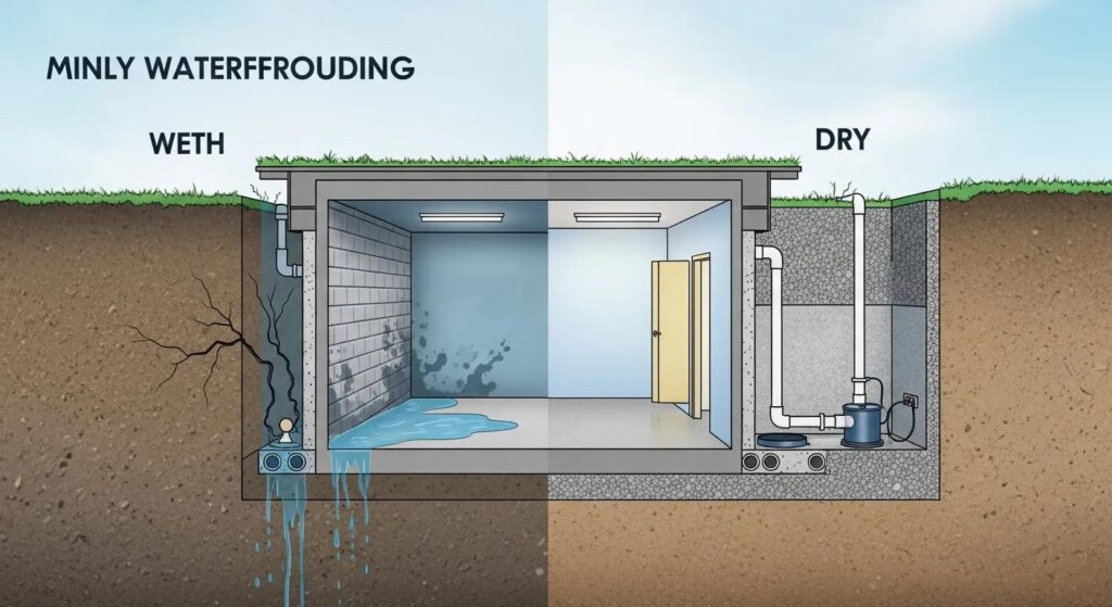 Essential Benefits of Basement Waterproofing
